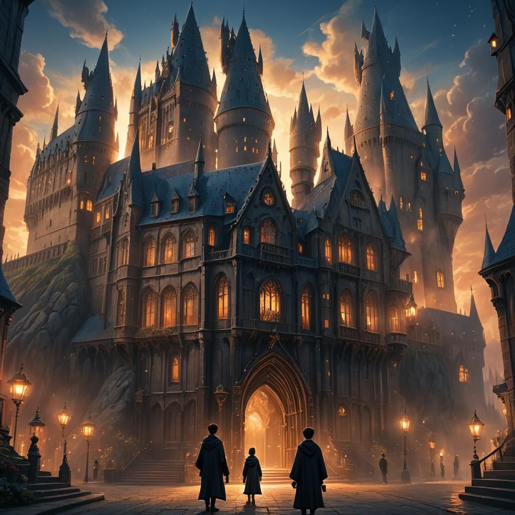 Harry Potter at Hogwarts: Fantasy Concept Art