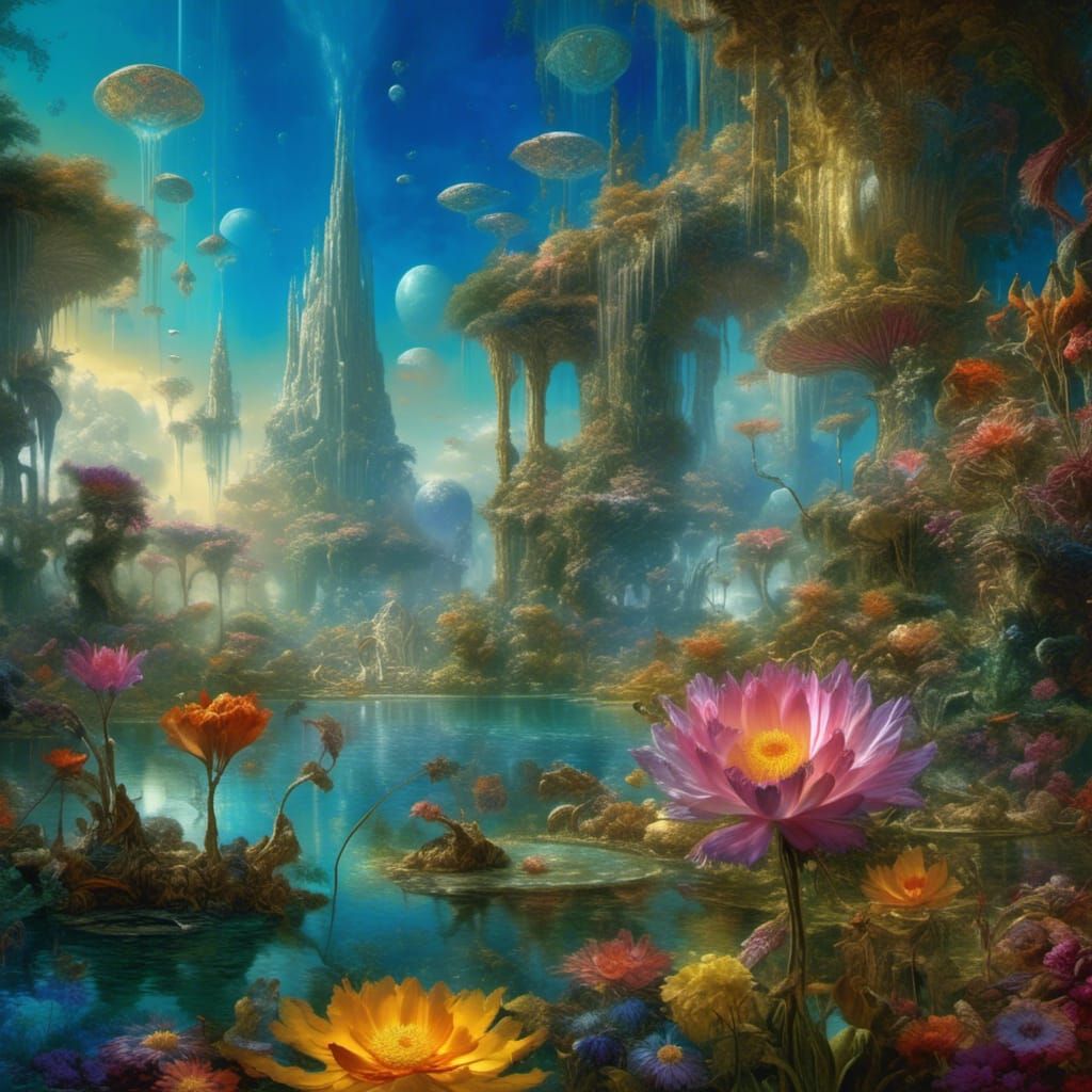 Fantasy Water Garden