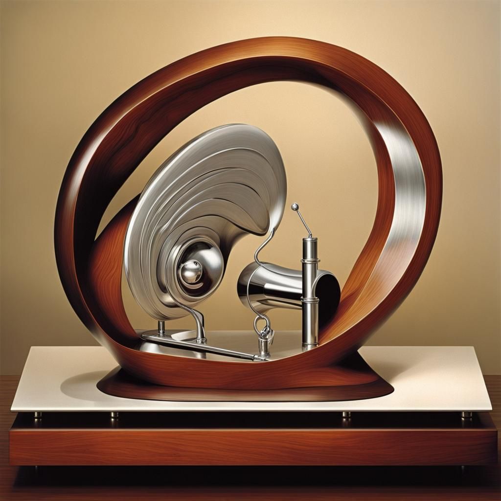 Steam Machine in Surrealist Style