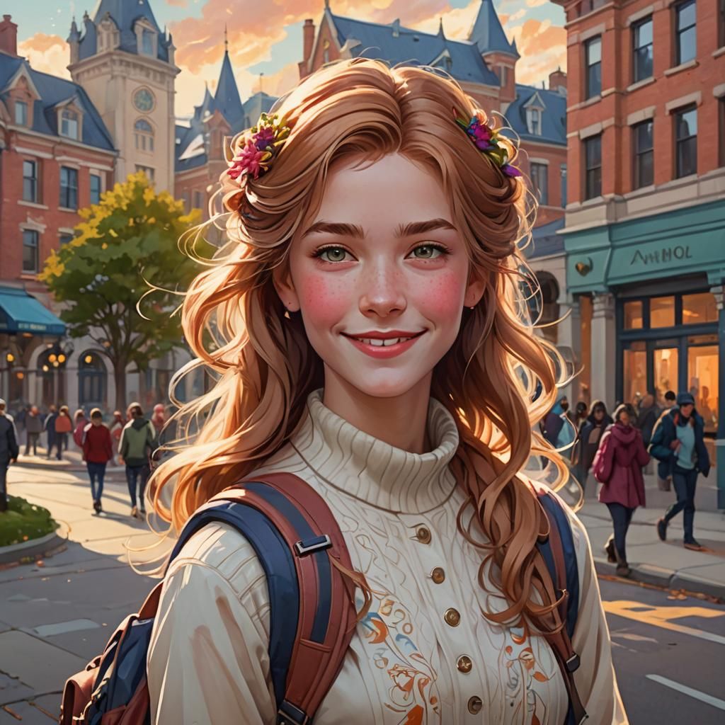 Anne of Avonlea: Modern School Outing Portrait