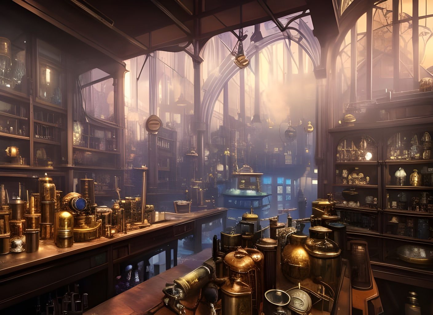 Steampunk Alchemist Shop I