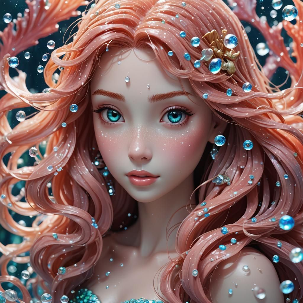 Ariel in Anime-Inspired 3D Art