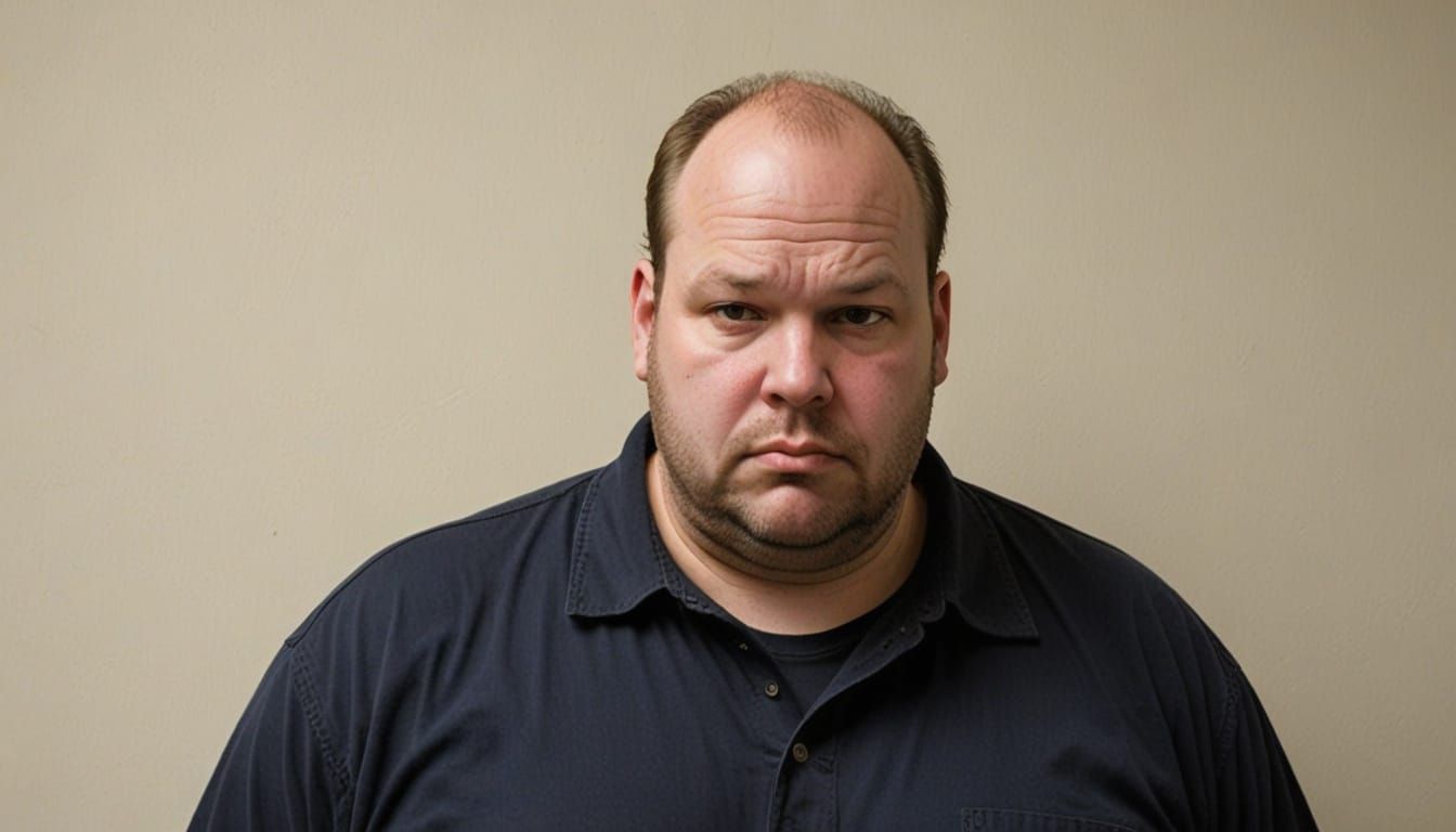 Portrait of a Neurotic, Obese, Impish Man