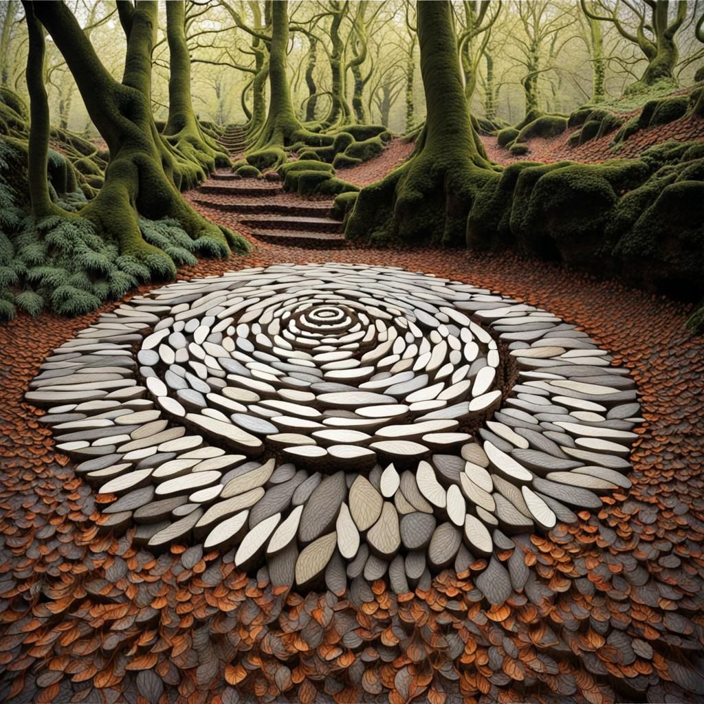 Minimalist Natural Art Inspired by Land Artists