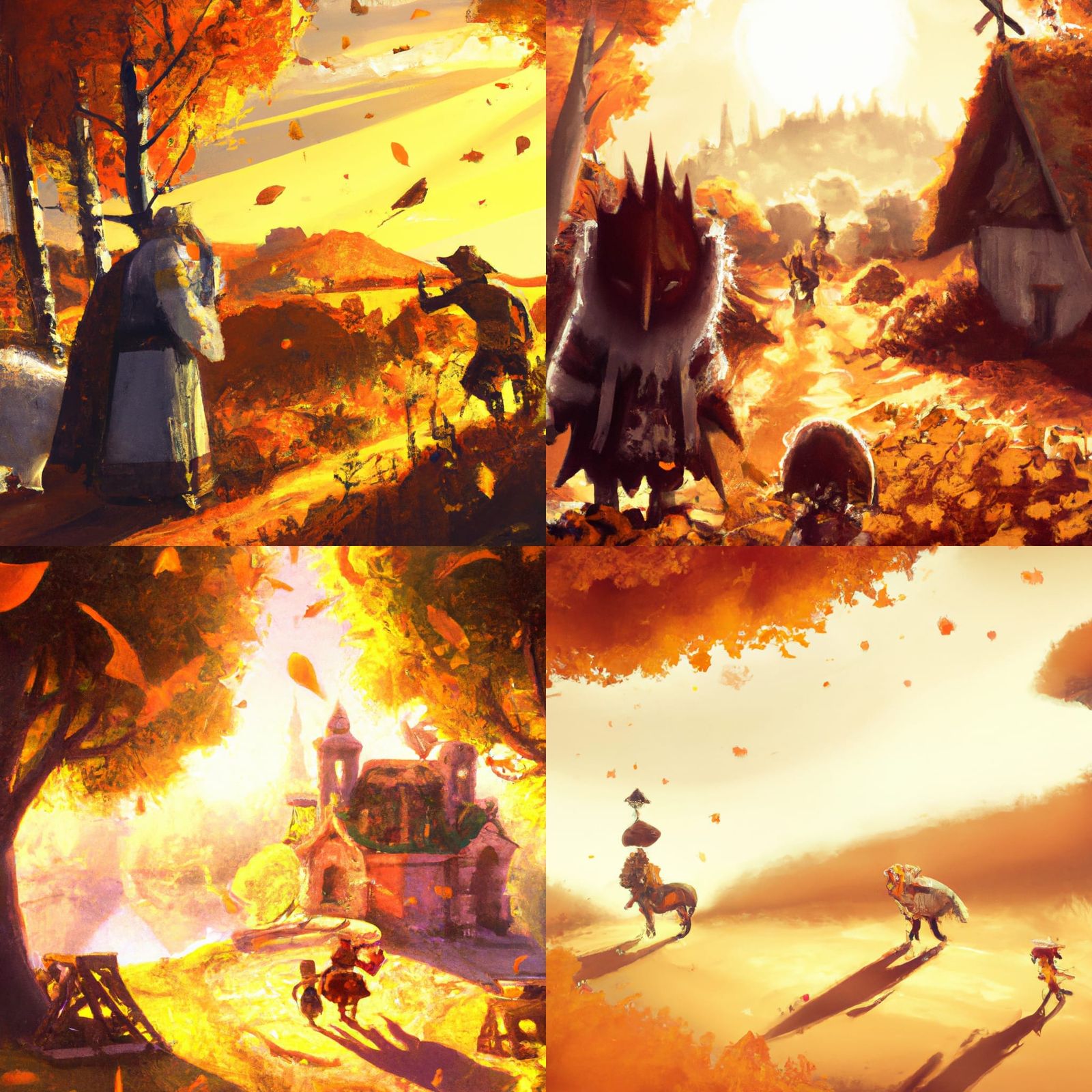 Detailed Indian Summer Digital Painting