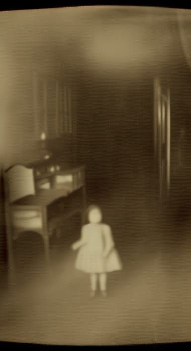 CCTV footage of shadow demons hiding in a dark room 3