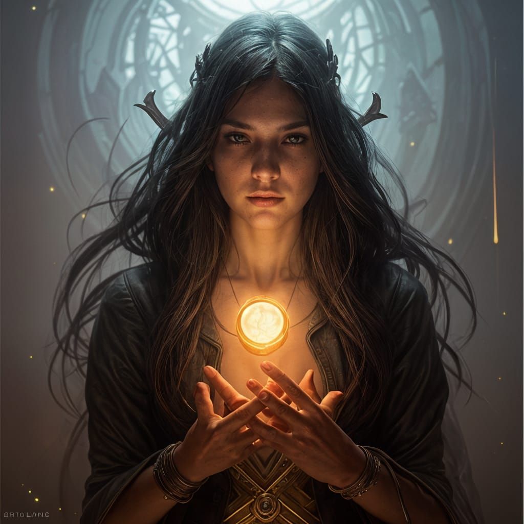 Darkness Lurks: 8k Concept Art Portrait