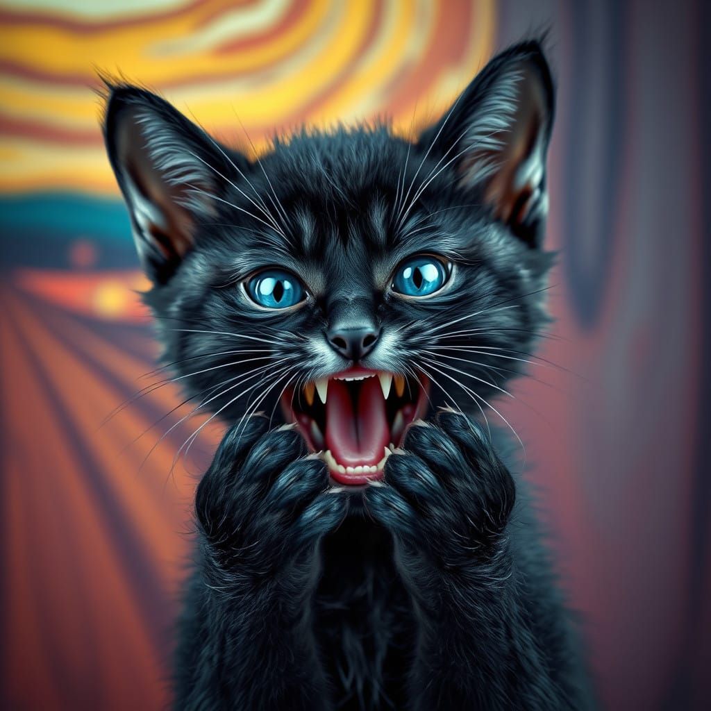 Screaming Kitten Transports Gripping Emotional Turmoil in Hy...