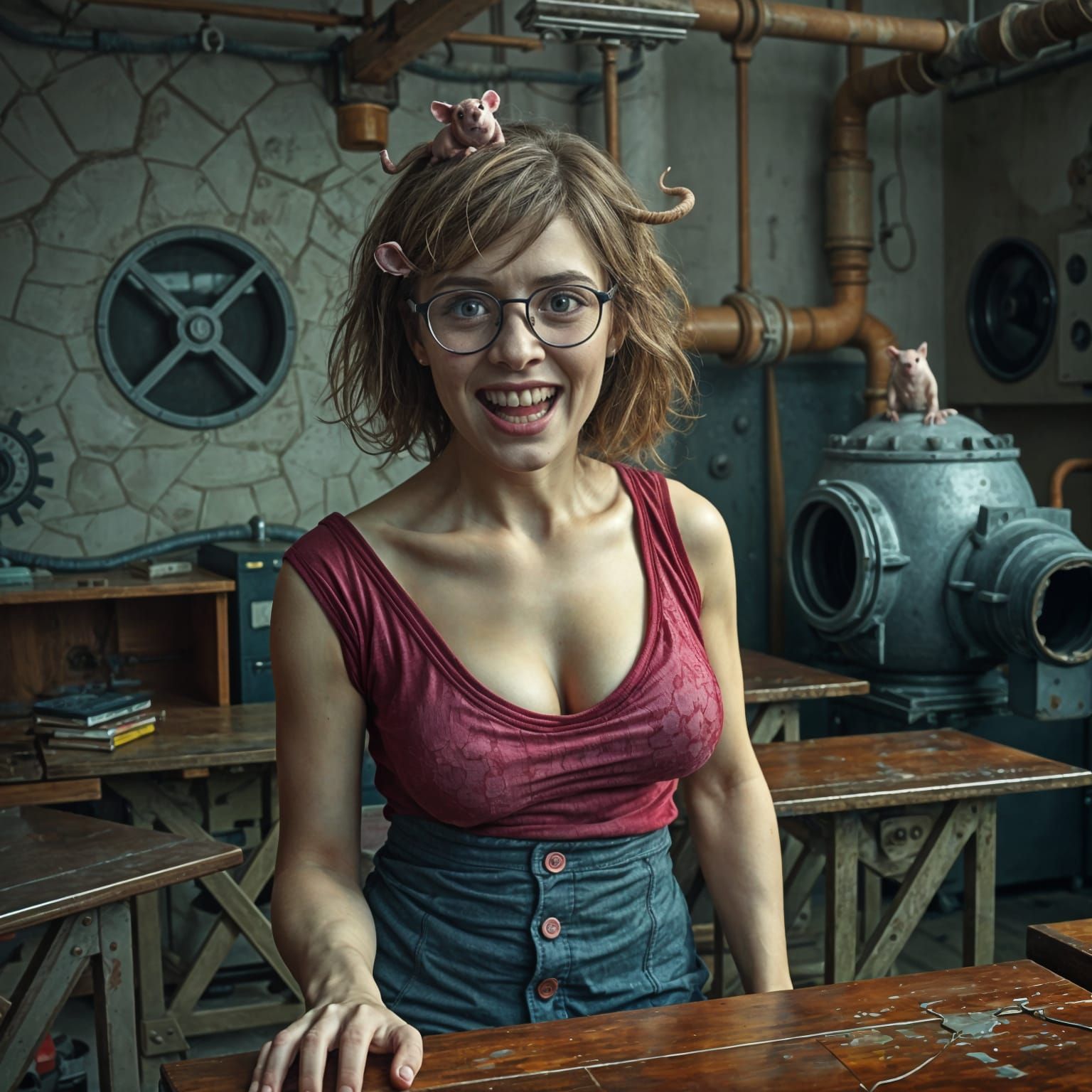 Not a boring doll face.