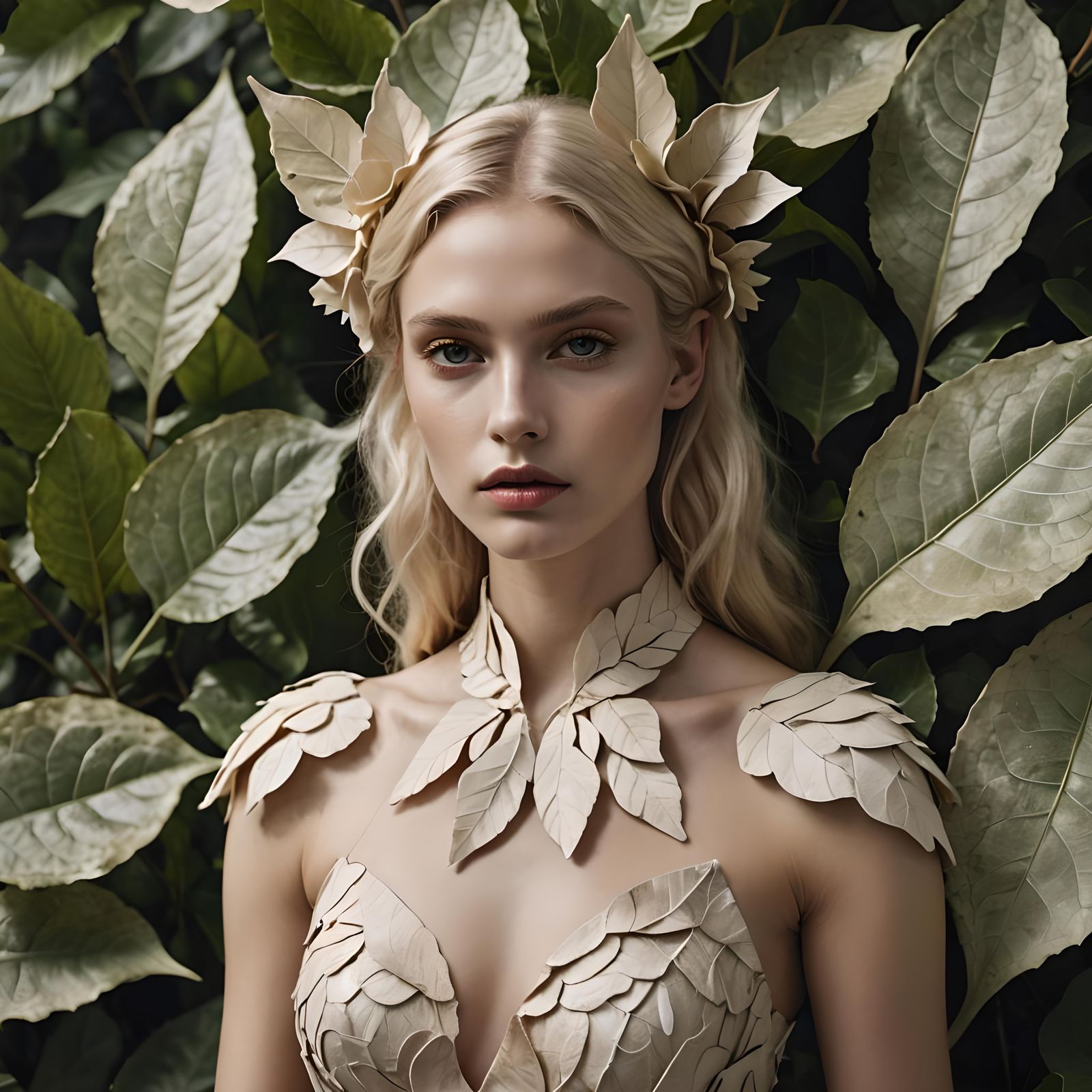 Nature-Themed Fashion Editorial in High Definition