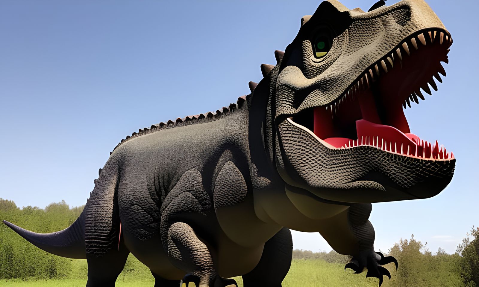 Dinosaur Image Generated by AI