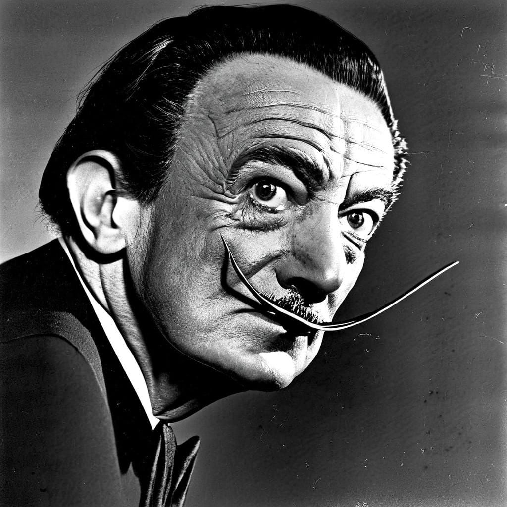 Anthropomorphic Fox in Surrealist Portrait Style