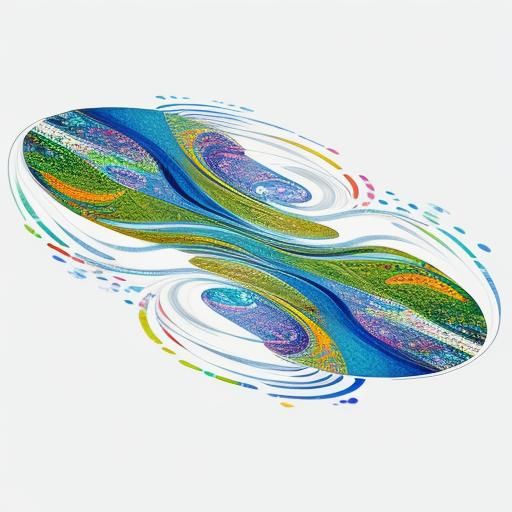 Kaleidoscopic Garden in Takashi Murakami Style