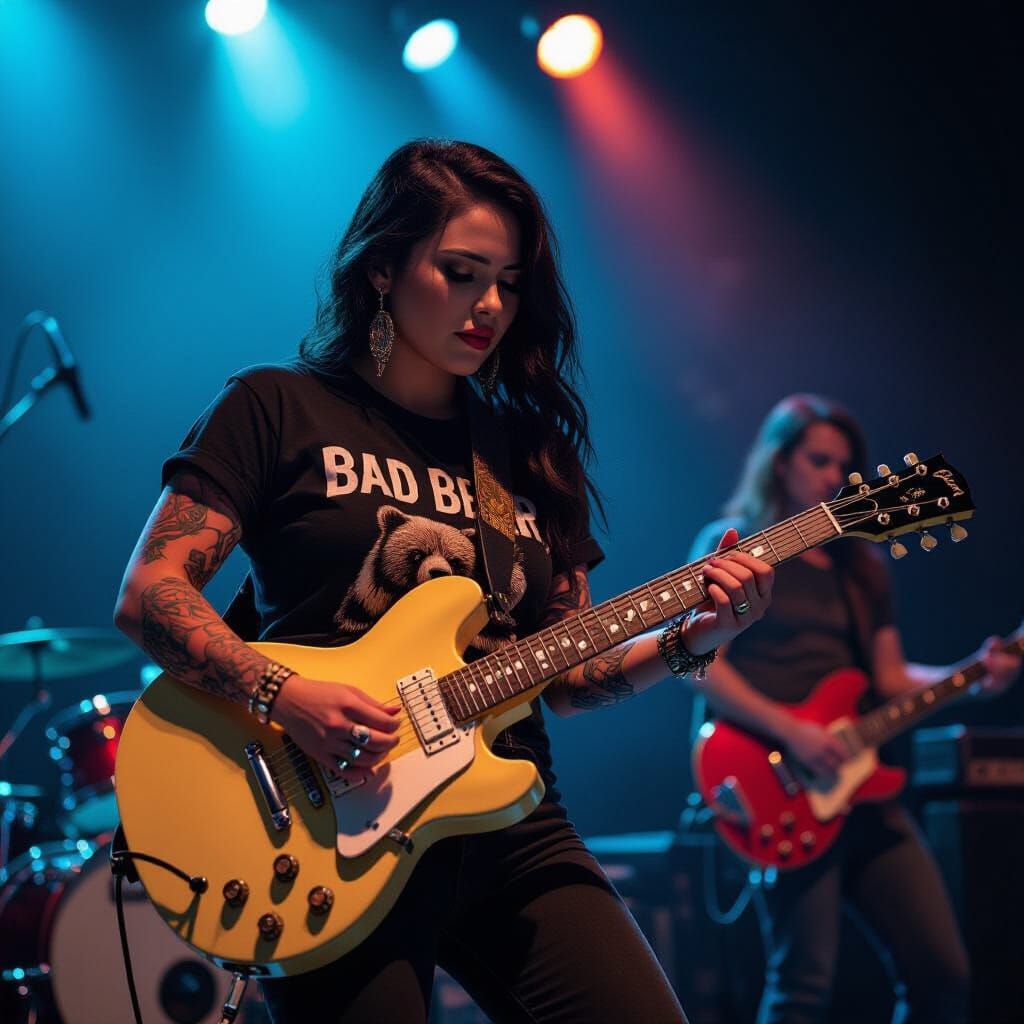 Punk Rock Native American Musician at Baylor