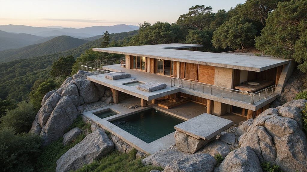 Modern Pre-Colonial House in Harmony with Nature