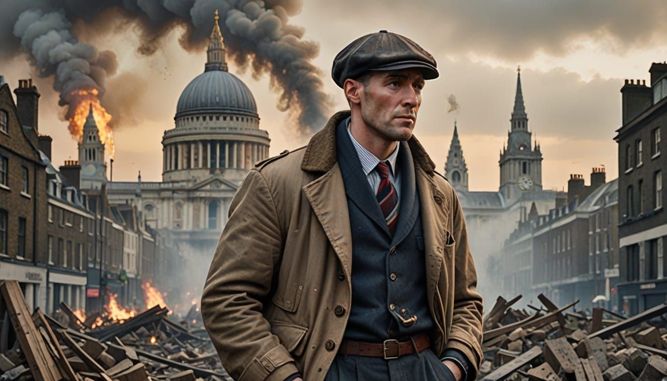 St Paul's Cathedral Survives the London Blitz