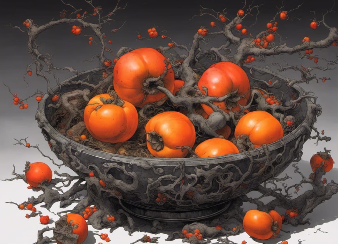 Dystopian Fruit Bowl: Japanese Fantasy Concept Art