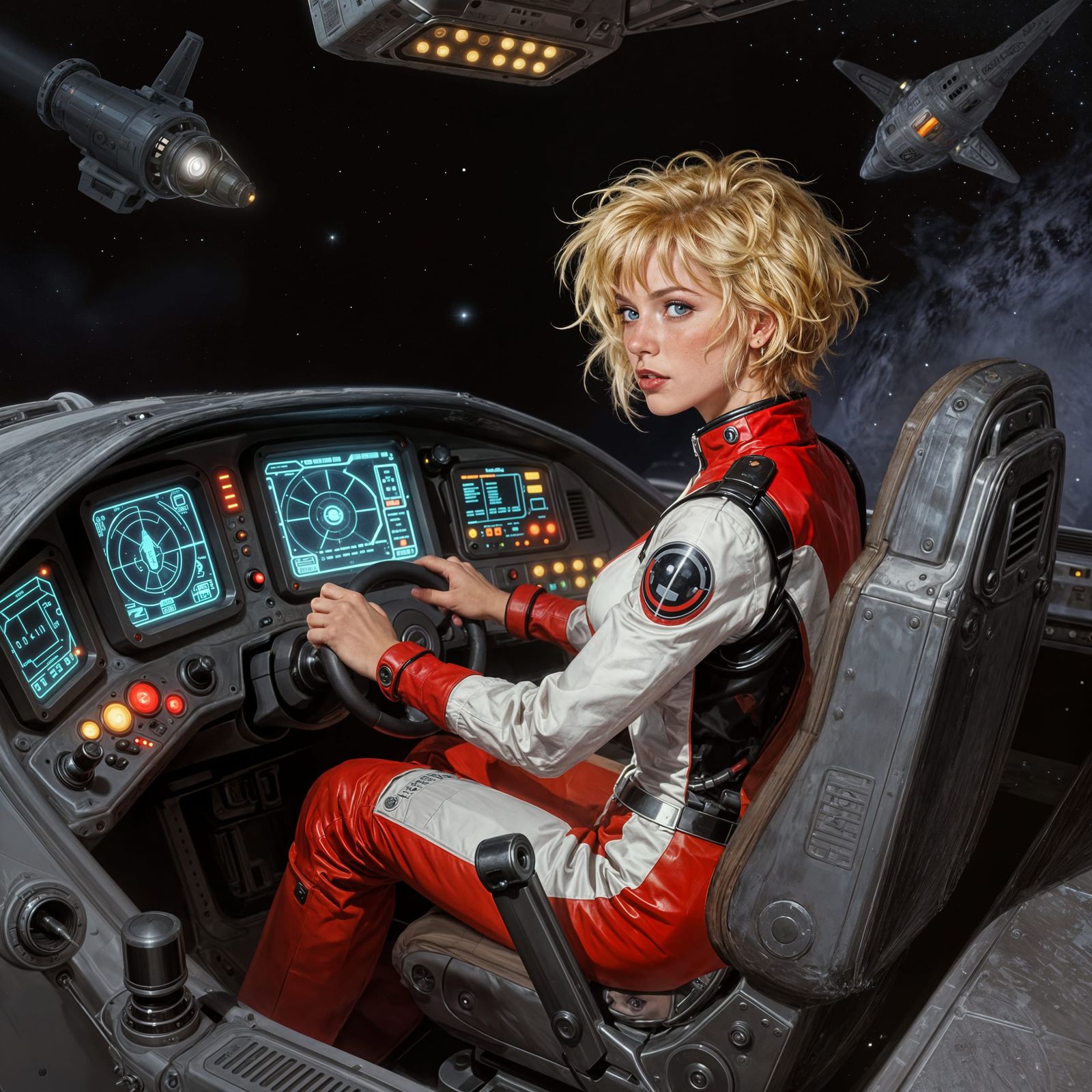 Space Troublemaker in Malfunctioning Cockpit
