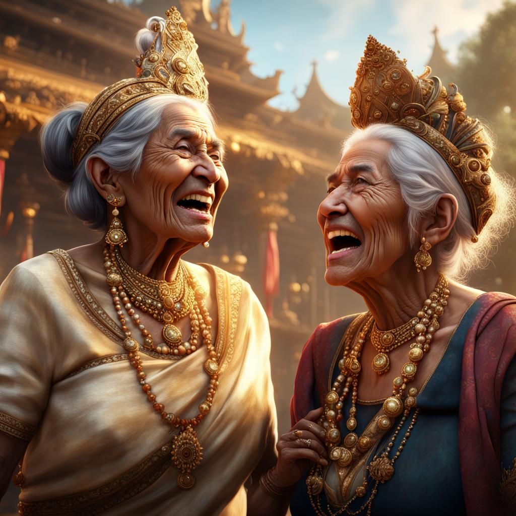 Ornate Portrait: Arguing Asian and Indian Women