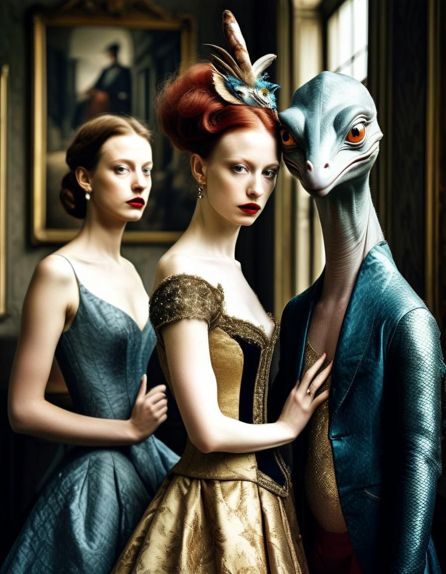 Exotic Pets and Aliens in Hyperrealistic City Home