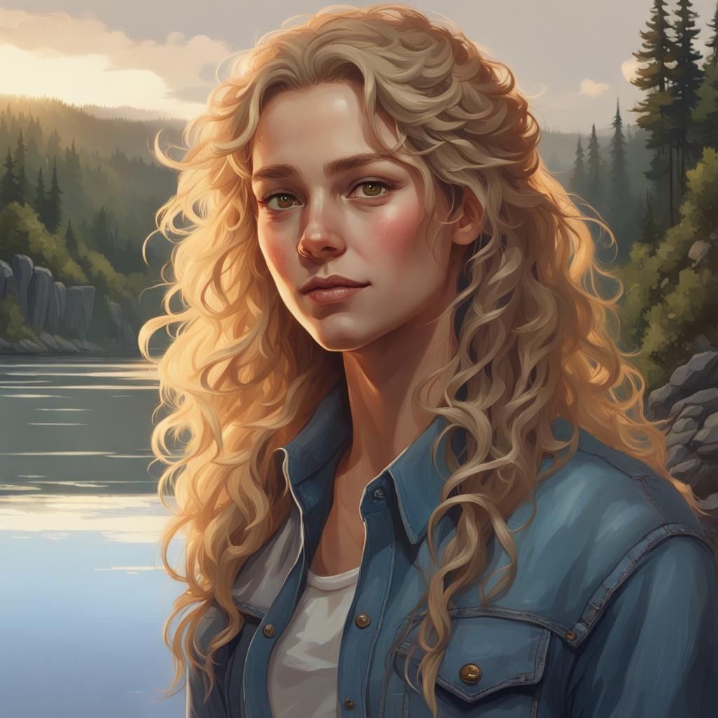 Teenage Girl Portrait with Dynamic Lighting