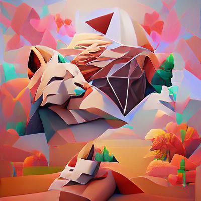 Beautiful Low Poly Style Artwork