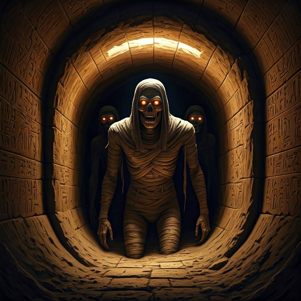 Hyperrealistic Mud Mummies Emerge from Tomb