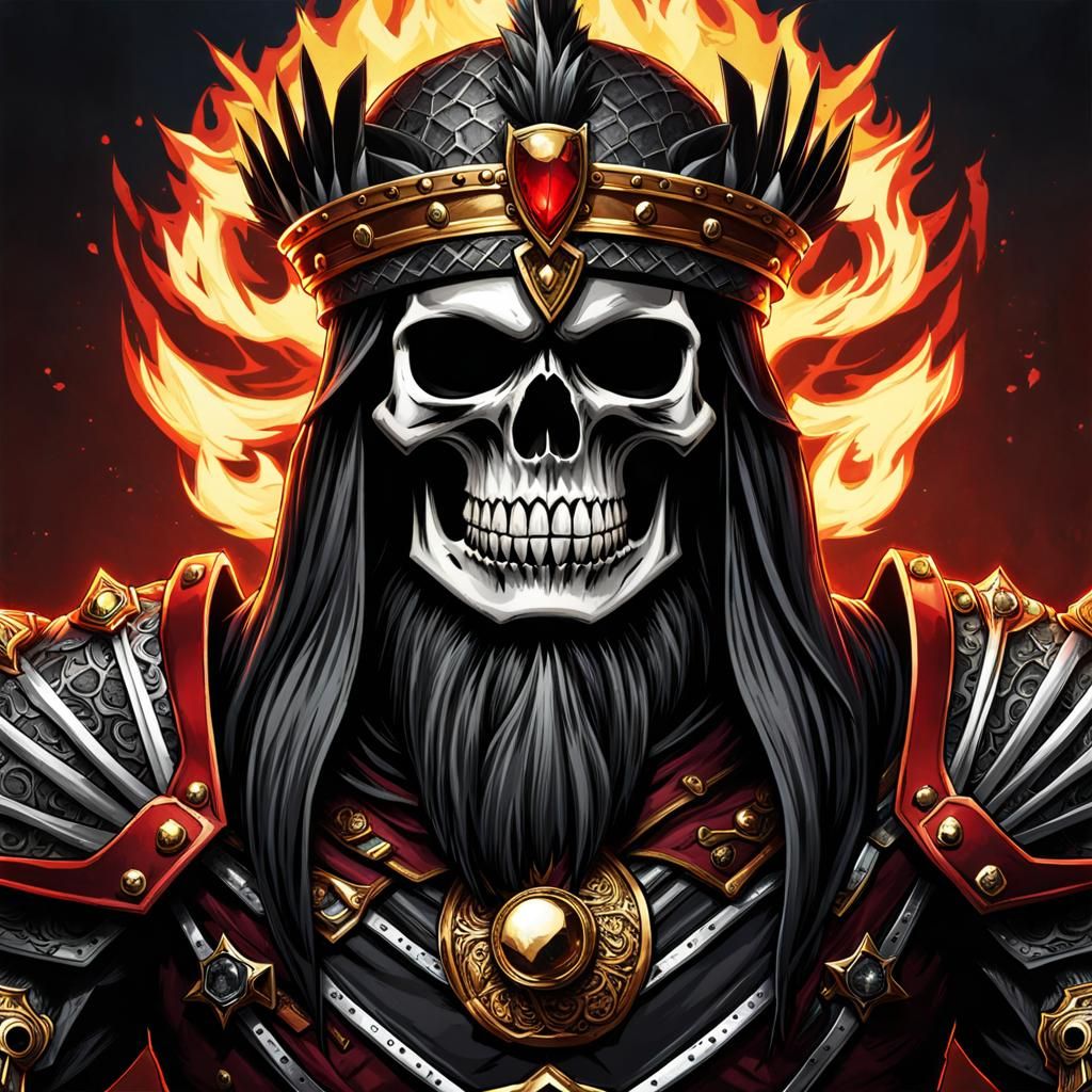 Skull Warrior King