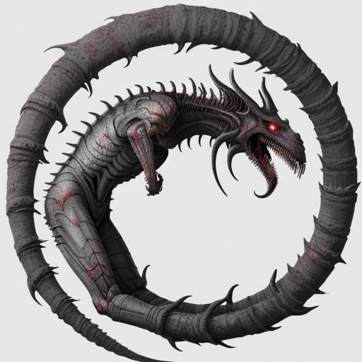 Xenomorph Emerges from Demon in Dark Fantasy Art