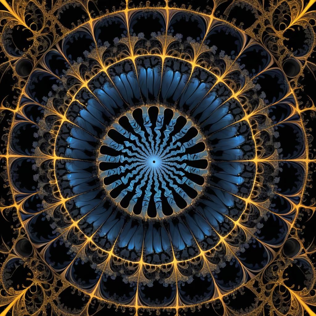 Pi Fractal: A Complex Mathematical Visualization