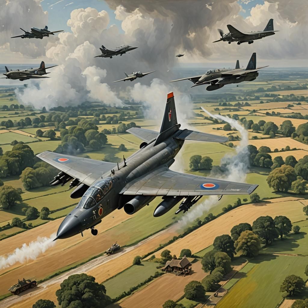 Haywain Intercepted by Modern Bombers