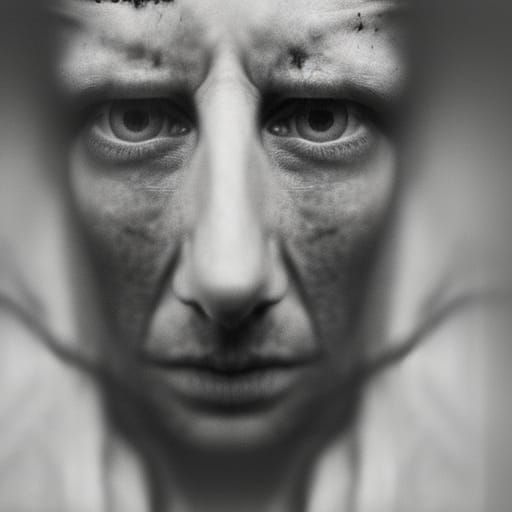 Scared Eyes: Portrait of Extreme Fear