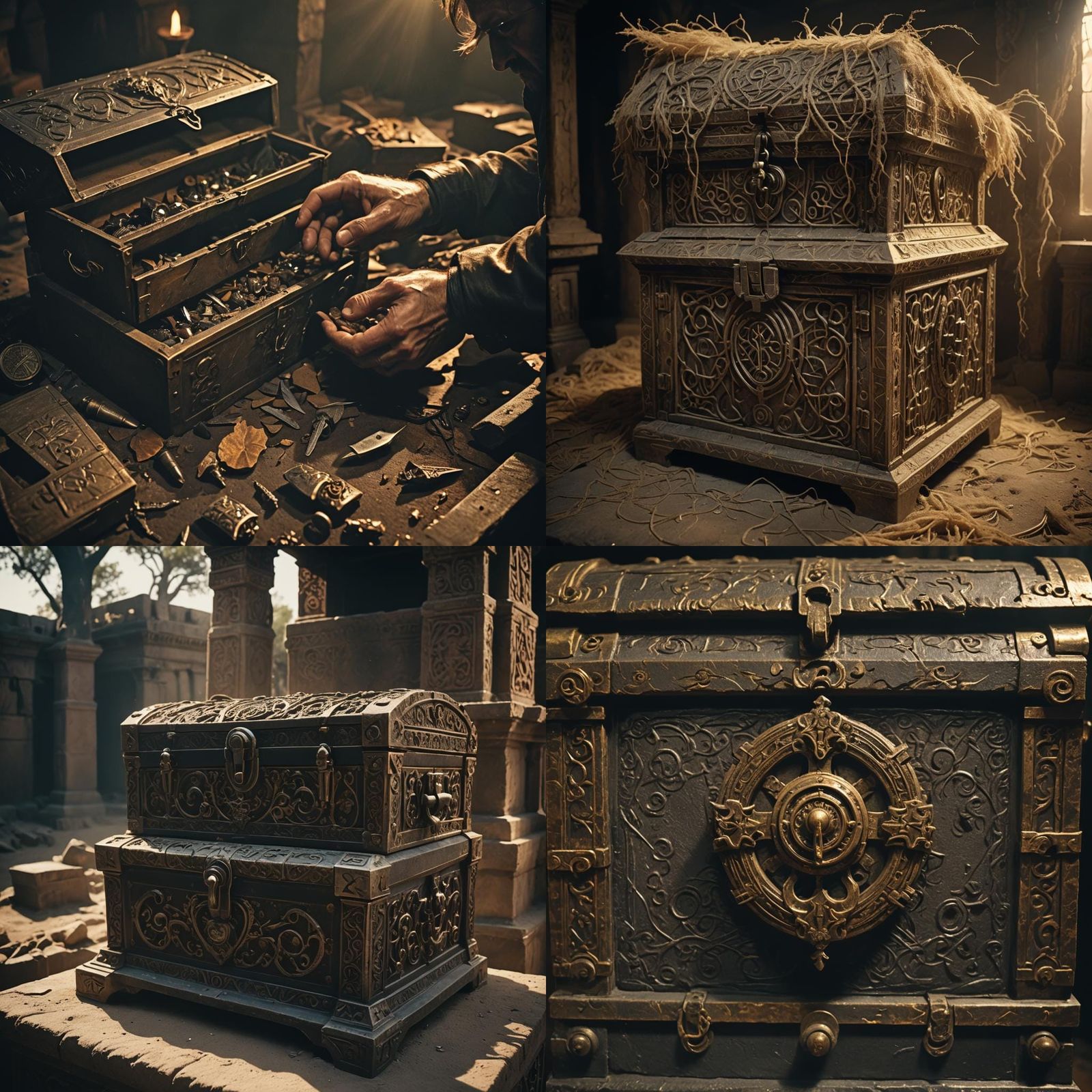 Cinematic Mystery Chest with Traps