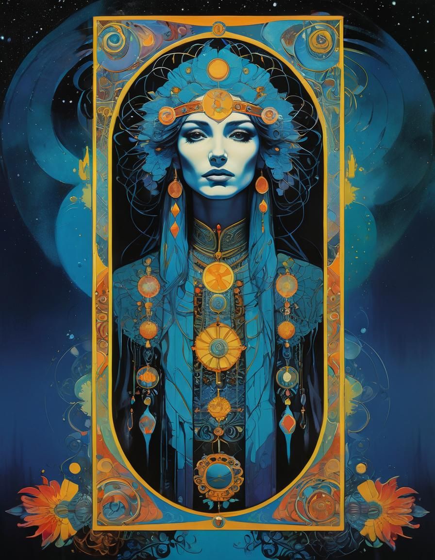 Fantasy Tarot Card