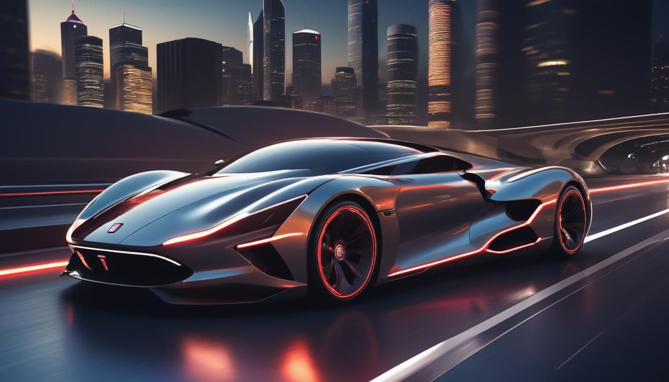 Futuristic FIAT Supercar: Embodiment of Speed