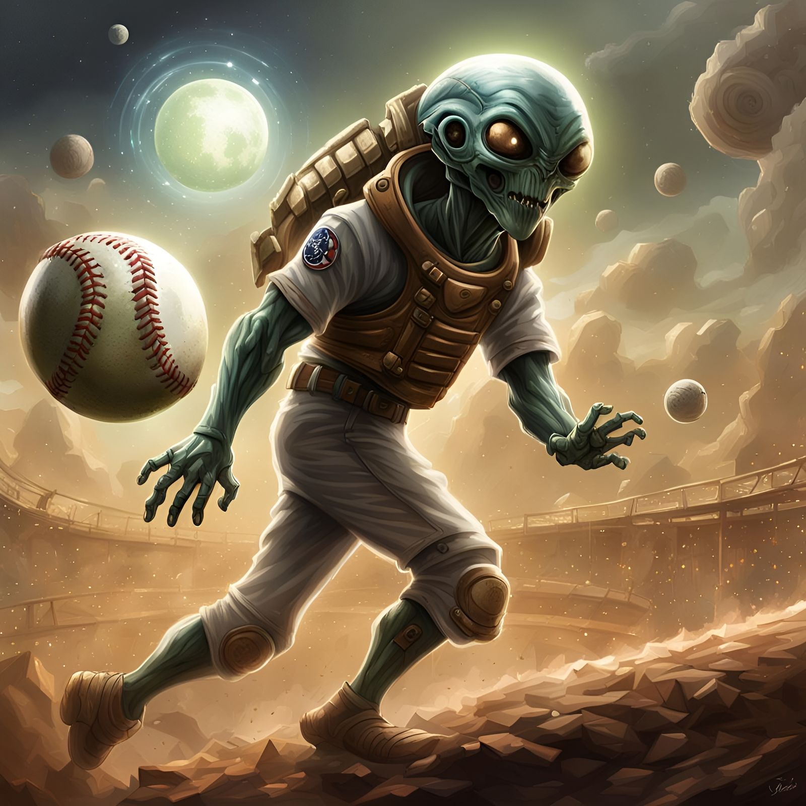 Alien Baseball: A Multi-Dimensional Game