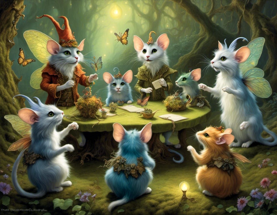round table of the mouse fairies