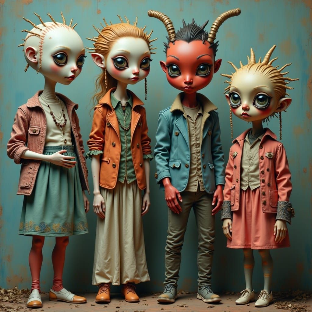 Baroque Pop Culture Characters with Quirky Style