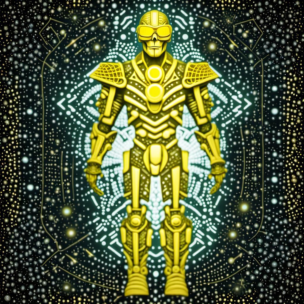 Holographic Astral Cosmic Being Radiating Divinity