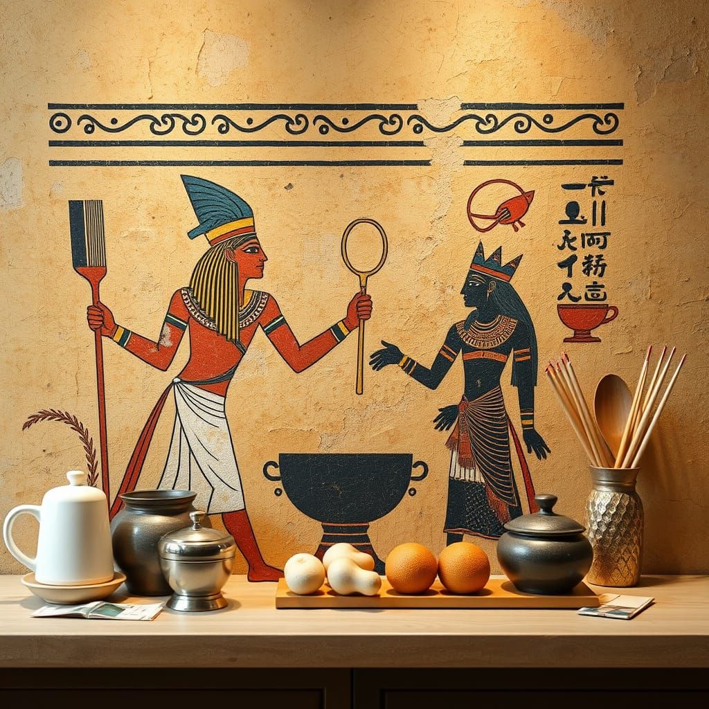 Vibrant Ancient Egyptian Kitchen Scenes