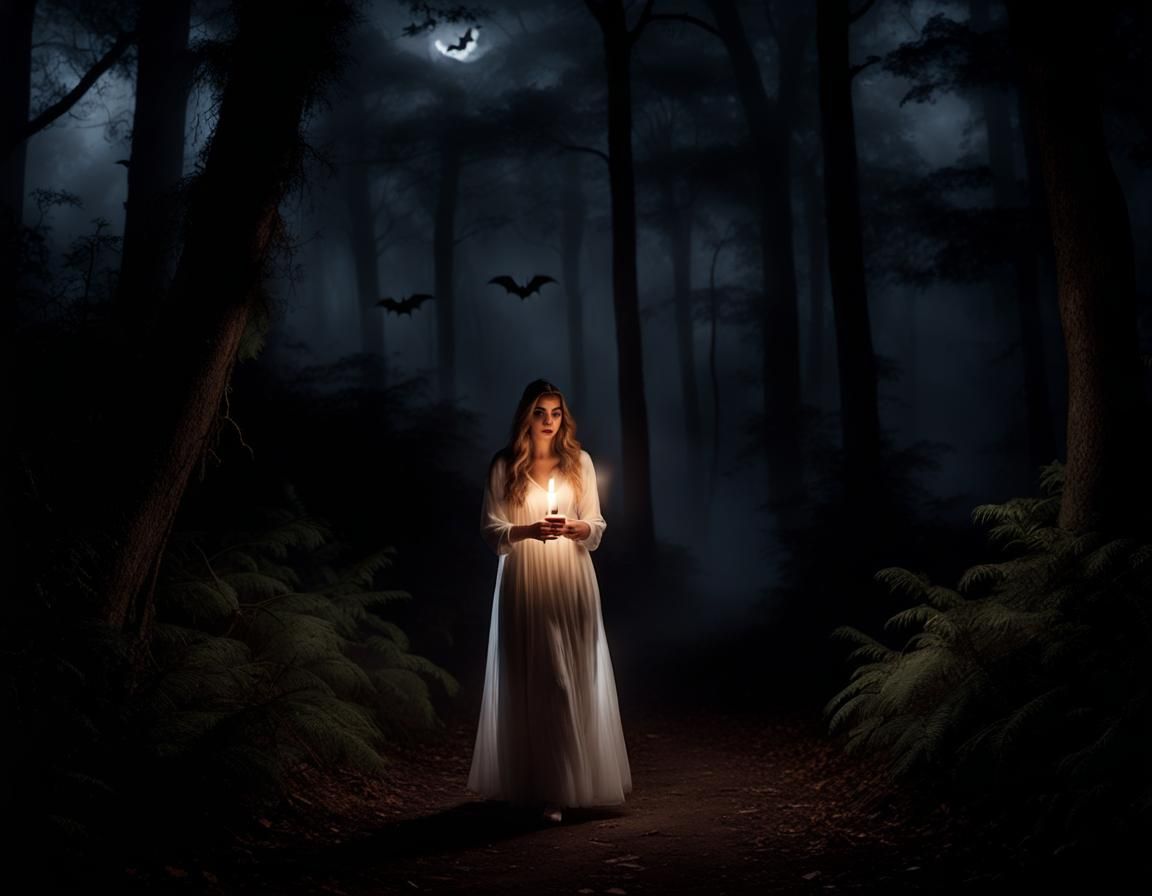 She swore she saw a little girl run this way...