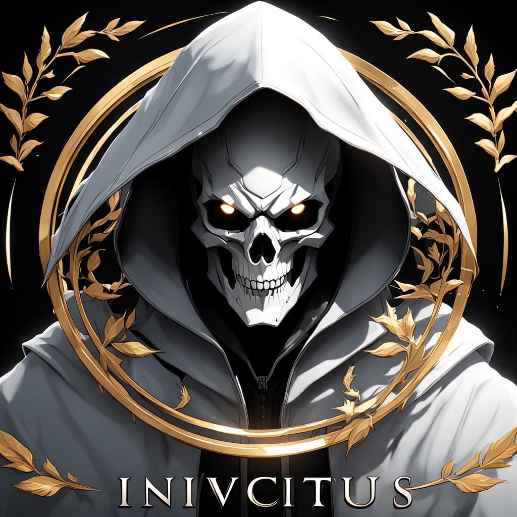 Reaper Logo in Minimalist 3D Anime Style