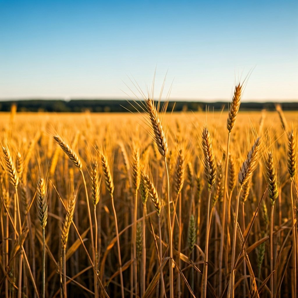 Golden Wheat Field Ready for Harvest