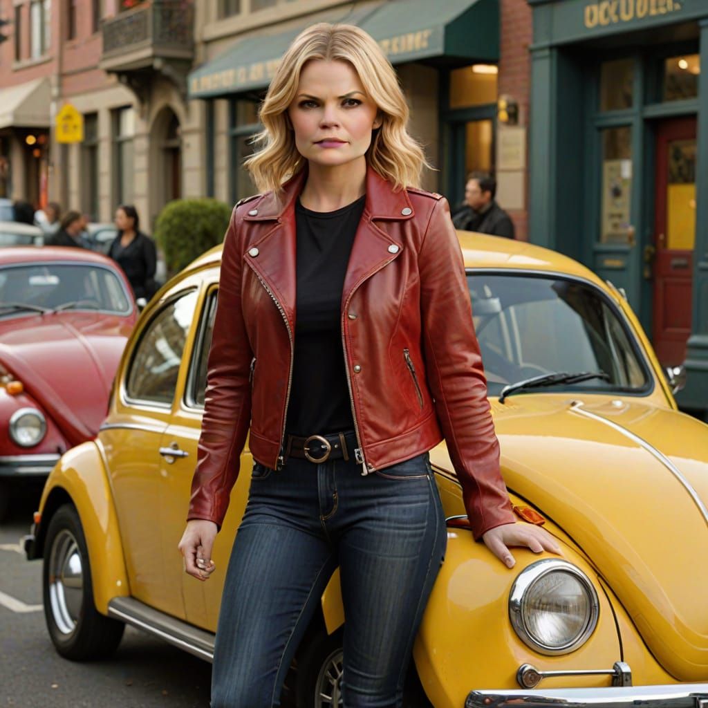 Jennifer Morrison as Emma Swan in Cyberpunk-Inspired TV Seri...