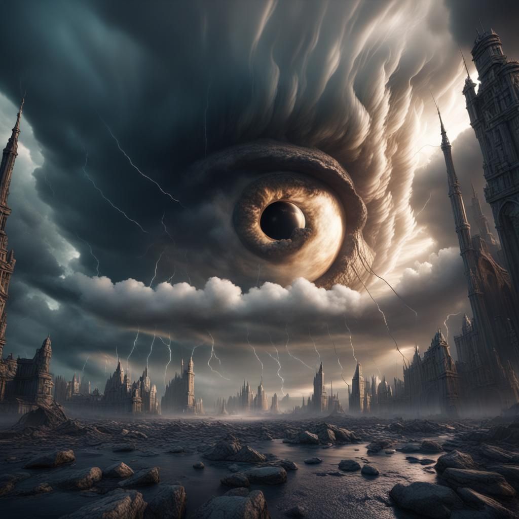 Eye of the Storm: Detailed Fantasy Concept Art