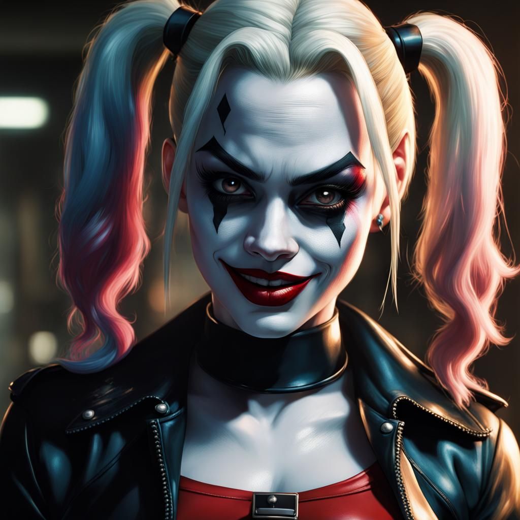 Sinister Harley Quinn in Ultra HD Digital Art