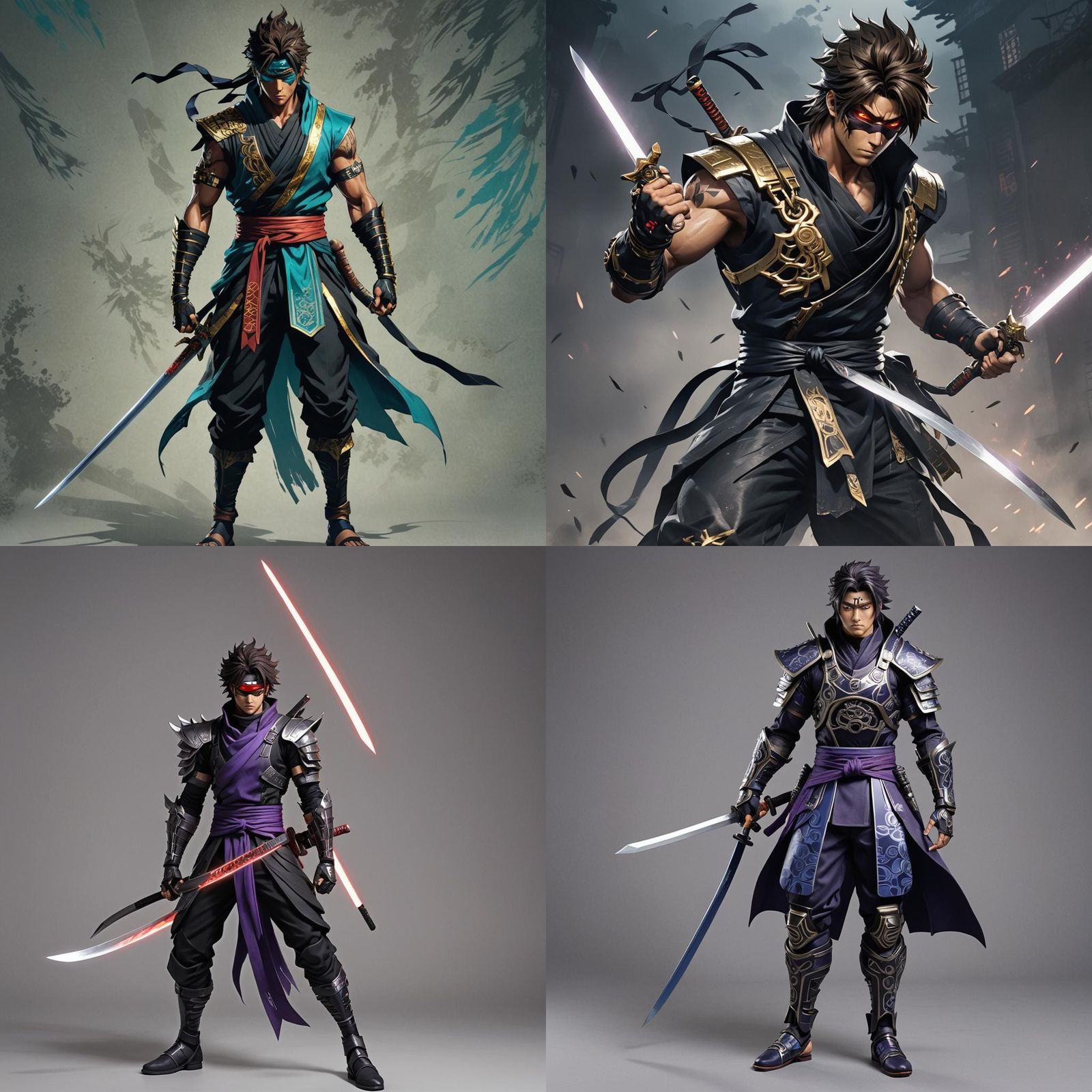 Strider Hiryu: Detailed Matte Painting in 8k