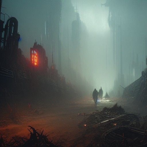 Dark Fantasy Wasteland Art in 8K Resolution