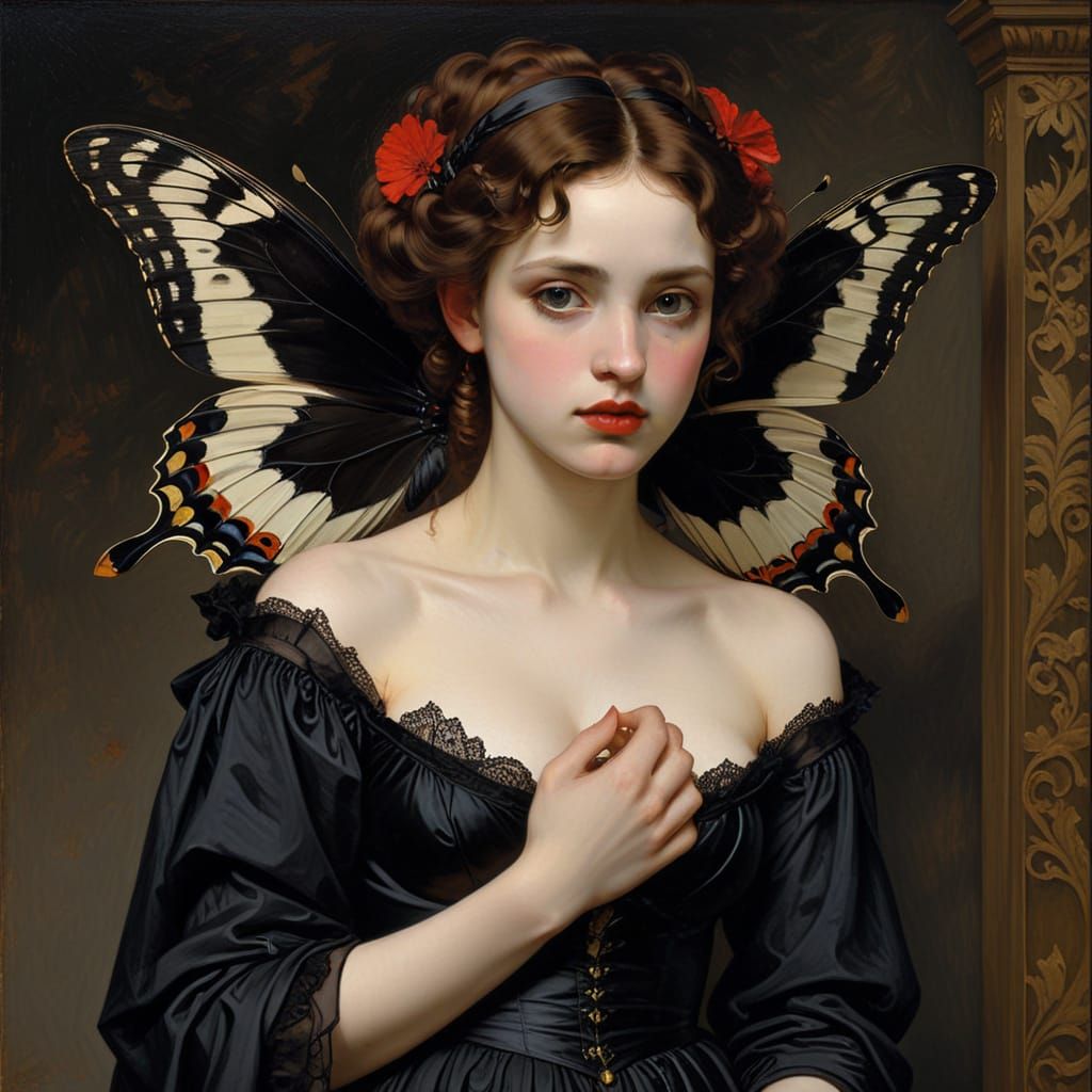 Gothic Butterfly: A Synthesis of Art Styles