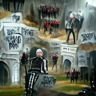 Dark Parade Concept Art: Detailed Gothic Painting